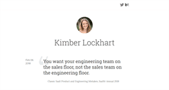 Desktop Screenshot of kimberlockhart.com